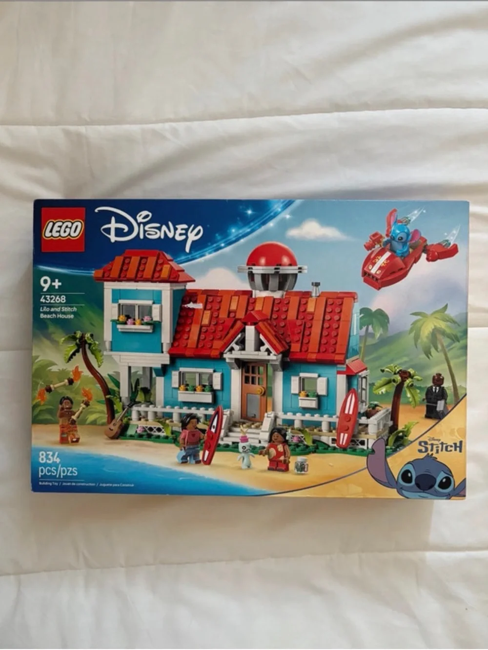 Disney Lilo & Stitch Beach House Playset - Teal and Red